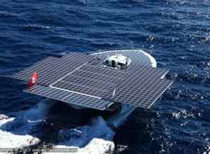 Around the World Without a Drop Of Gasoline – Solar-Powered Catamaran Nears End Of More Than Two Years At Sea ; Tech