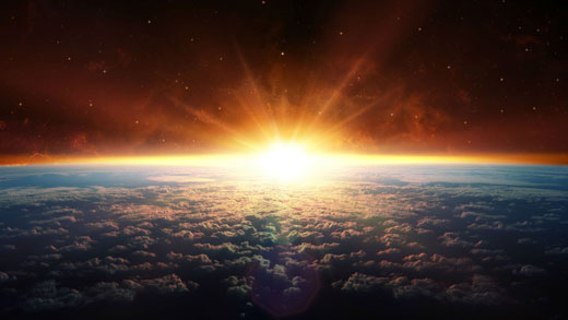 Earth-sunrise-from-space-NASA-satellite-image-awaken