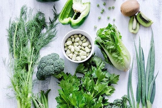 greens for a healthy mind and body