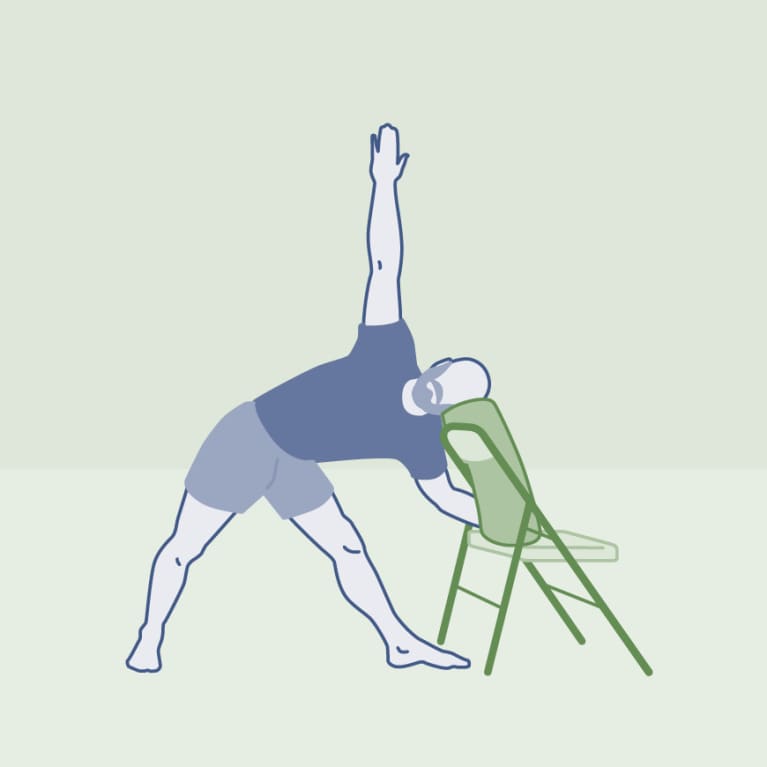 Supported Triangle Pose