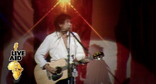 Bob Dylan / Keith Richards / Ron Wood - Blowin' In The Wind (Live Aid 1985)