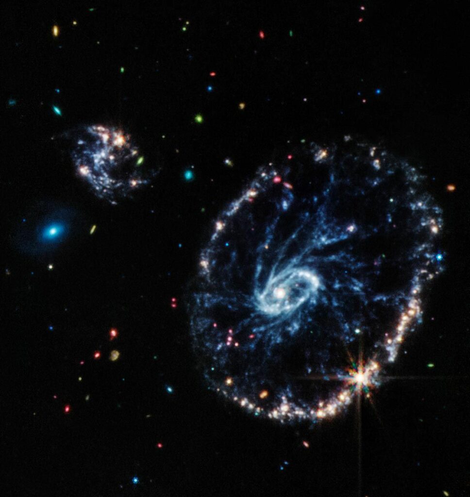 Cartwheel-Galaxy-MIRI-Image-awaken