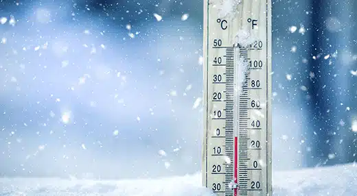 Thermometer on snow-AWAKEN