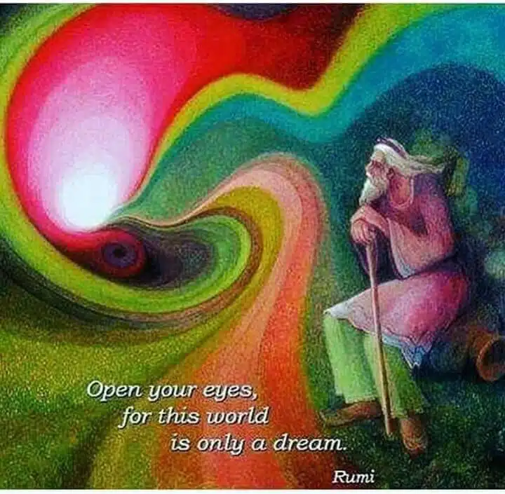 Daily Rumi quote-awaken