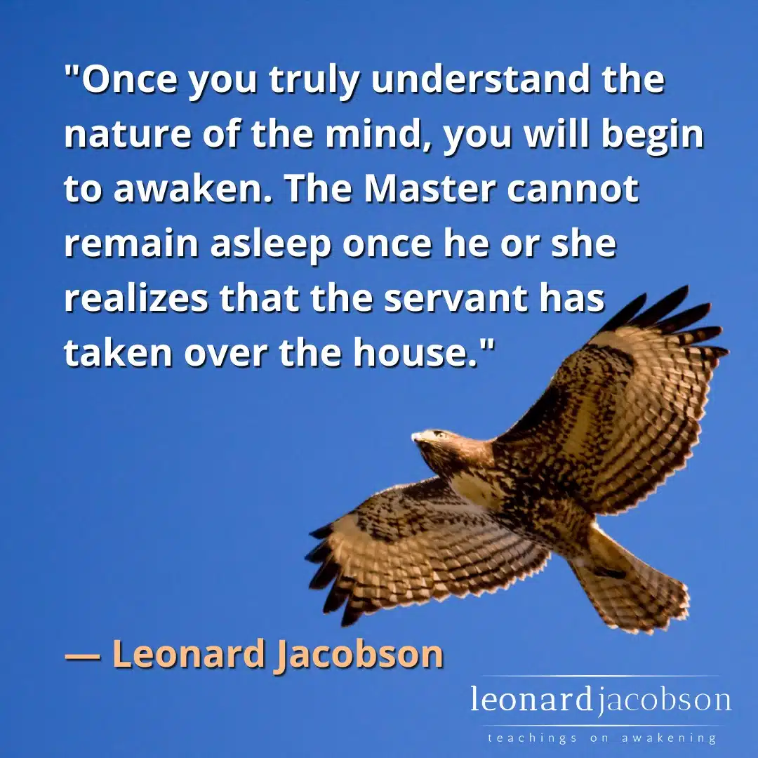 Quote of the day Leonard Jacobson-awaken