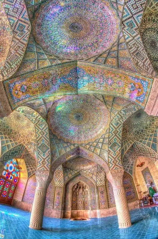 Pink Mosque, Shiraz, Iran.-awaken