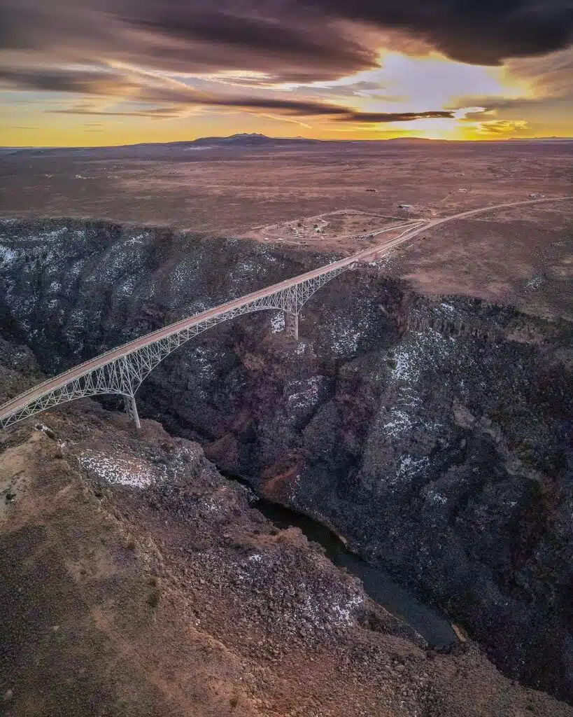 110 deck arch bridge of New Mexico-awaken