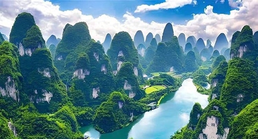 Guilin Mountains-awaken