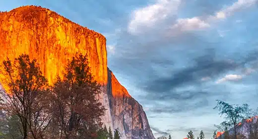 Sunset at Yosemite National Park-awaken