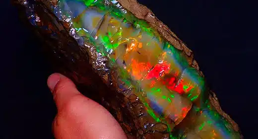 Rare Large fire Opal from Ethiopia-awaken