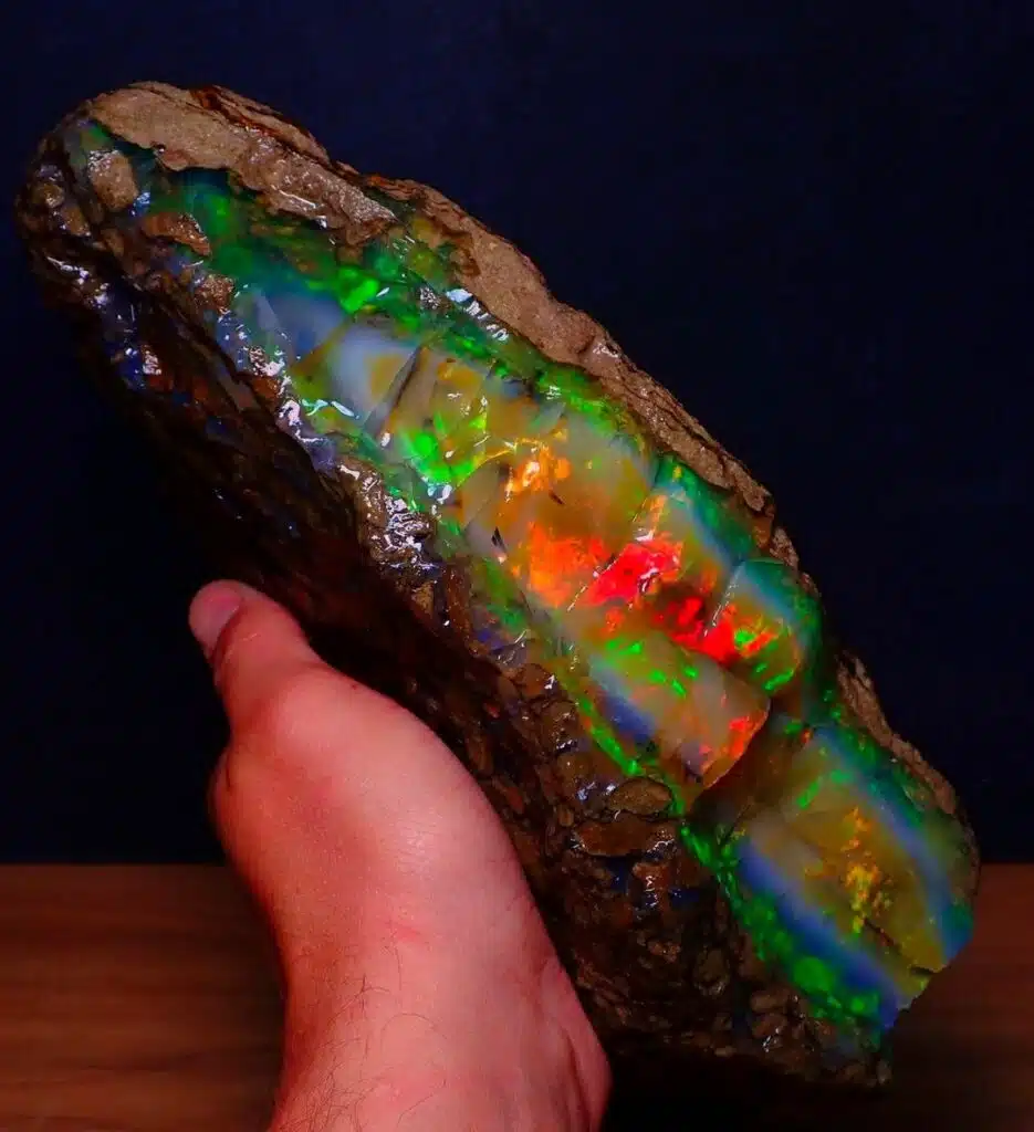 Rare Large fire Opal from Ethiopia-awaken