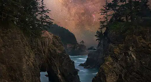 zszken-Milky Way core shining bright on the Oregon Coast