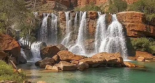 Navajo Falls in Arizona-awaken-Navajo Falls in Arizona