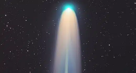 Comet Leonard captured from Namibia-awaken