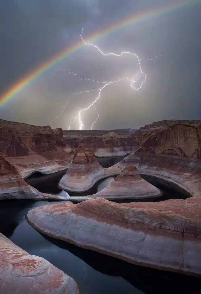 Incredible shot of Reflection Canyon in Utah-AWAKEN