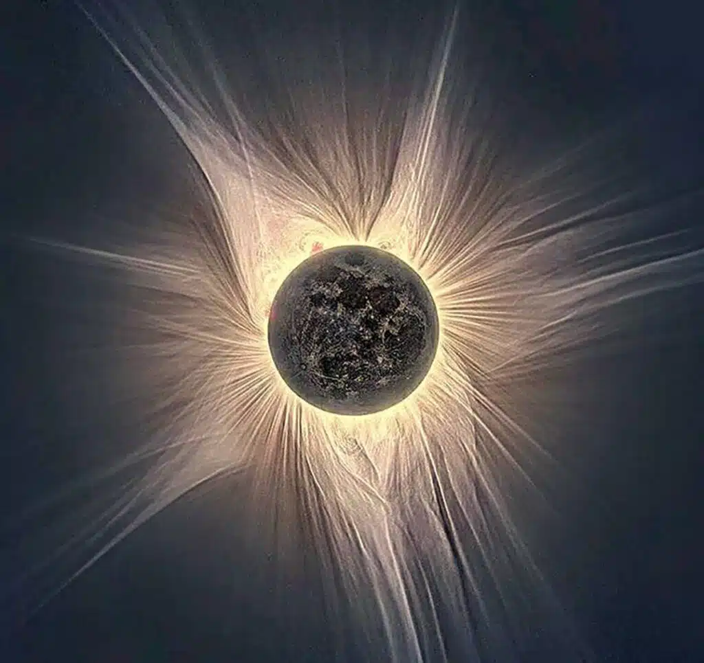 A high resolution image of a Solar Eclipse-AWAKEN