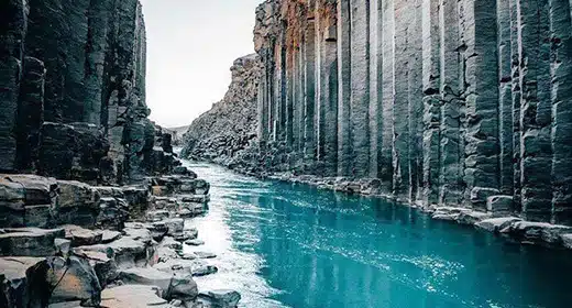 Stuðlagil Canyon-awaken