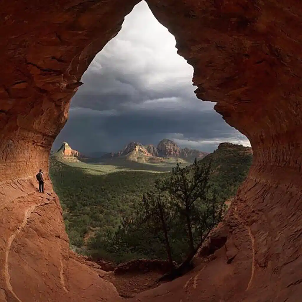 Door to the world. Sedona, Arizona. Photo: Lauren Trench (@verylaurenn)-awaken