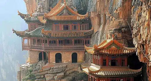 Cliffside Sanctuary: The Hanging Temple of Hengshan, A Testament to Ancient Craftsmanship ..-awaken