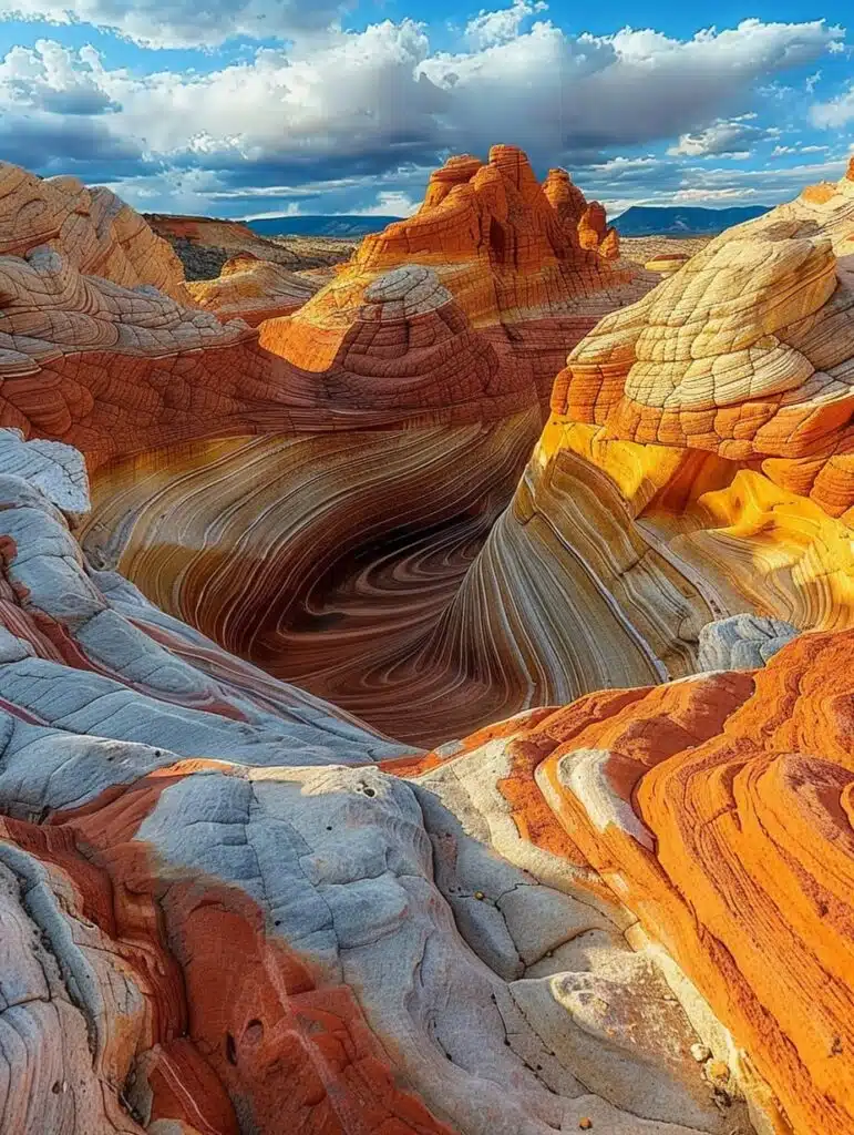 The Vortex Just one example of the crazily contoured sandstone found at the White Pocket in Arizona's Vermillion Cliffs National Monument. United States East Zion Cottonwoods While the cottonwoods were still pretty green in the main canyon during my visit to Zion NP last week, United States. -awaken