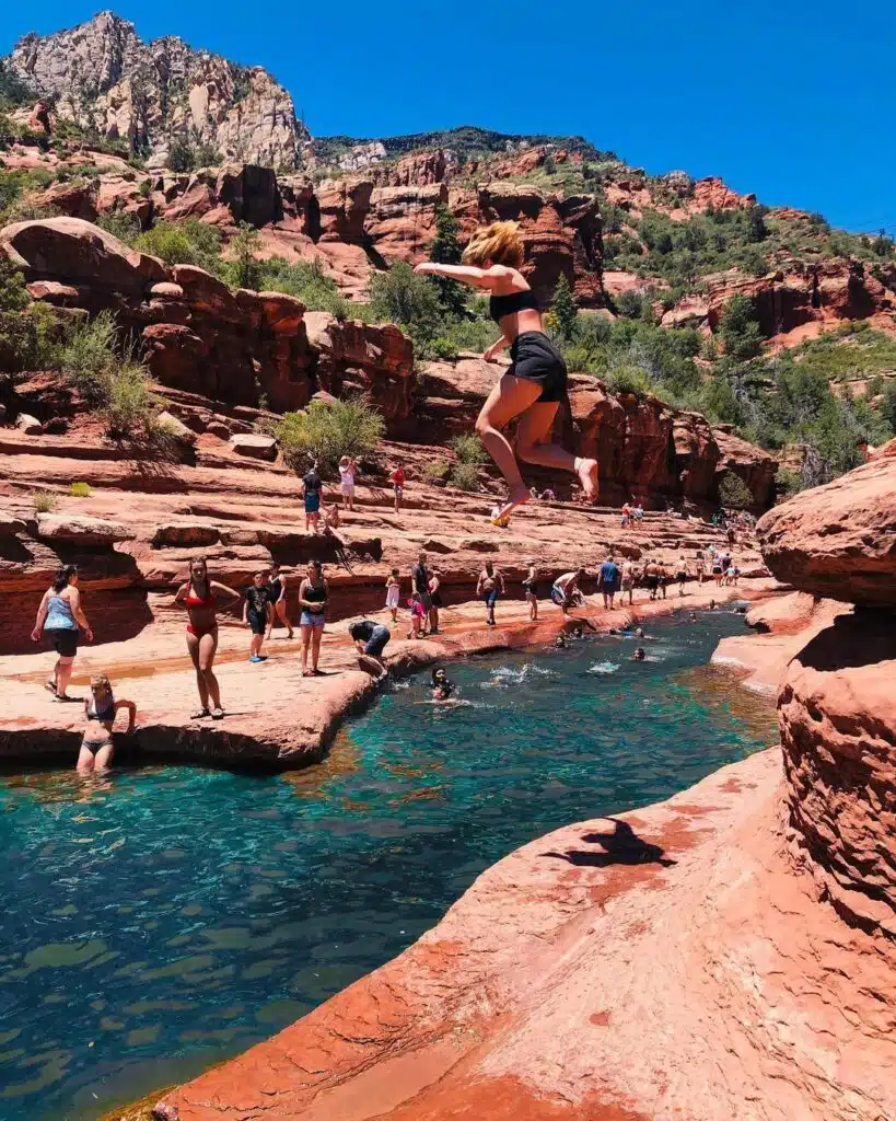 Slide Rock State Park In Sedona, Arizona, USA-awaken