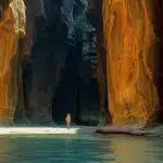 The Narrows in Zion National Park, Utah, -awaken