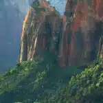 Observation Point in Zion National Park-awaken