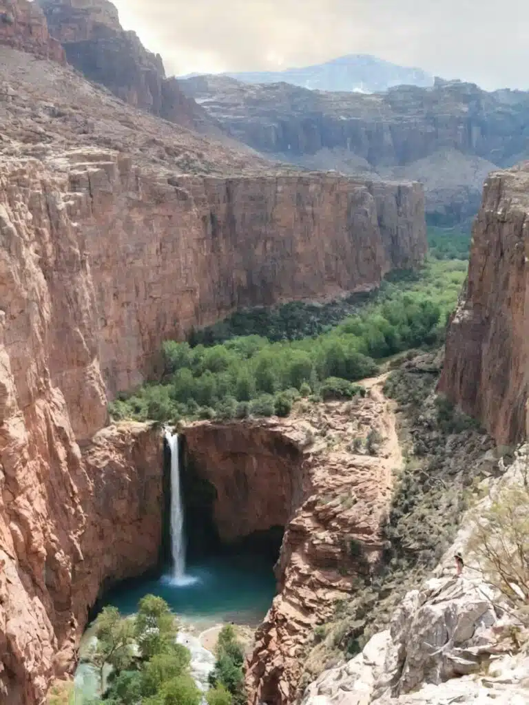 Mooney Falls in Supai, Arizona-awaken