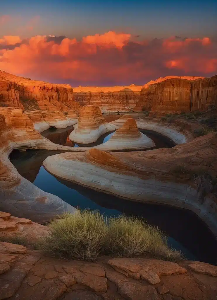 Reflection Canyon in Utah-awaken