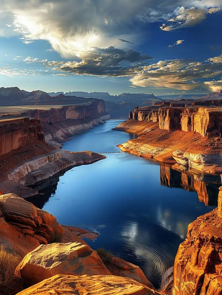 Glen Canyon Dam, Arizona-awaken