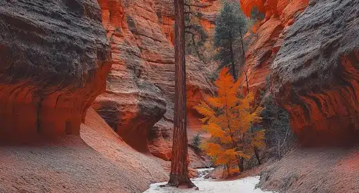 Black Bear Pass Road south of Ouray, Colorado-awaken