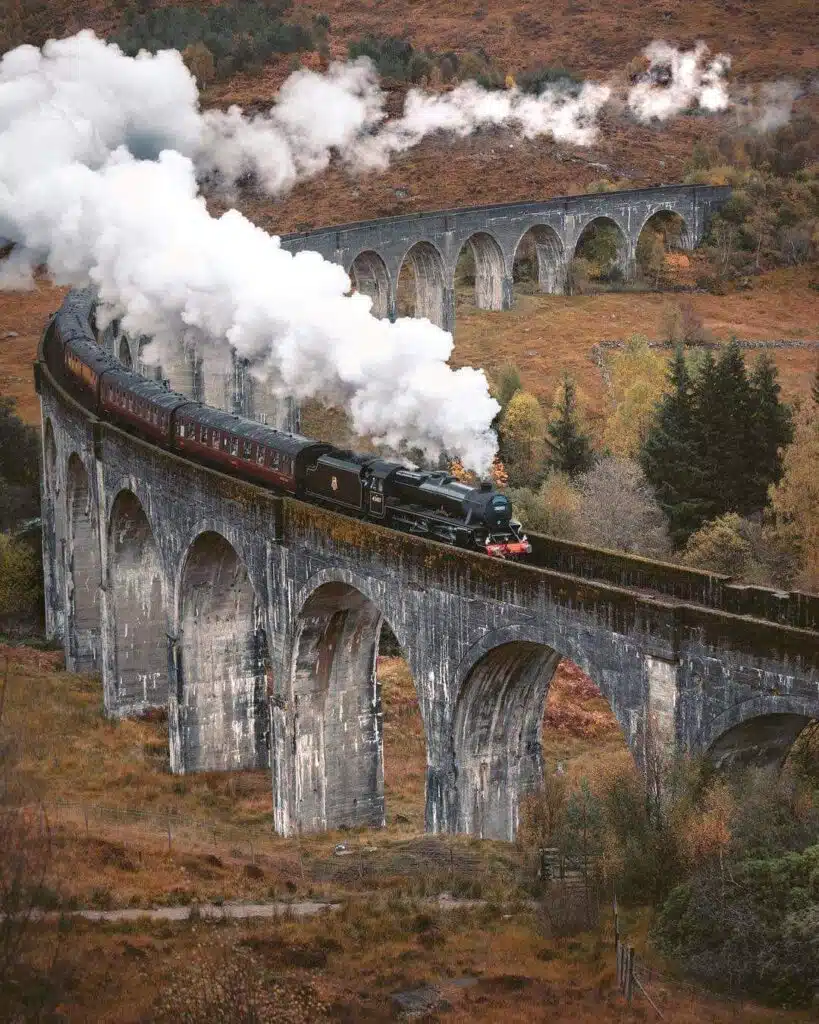 Glenfinnan Viaduct, Scottish Highlands -awaken