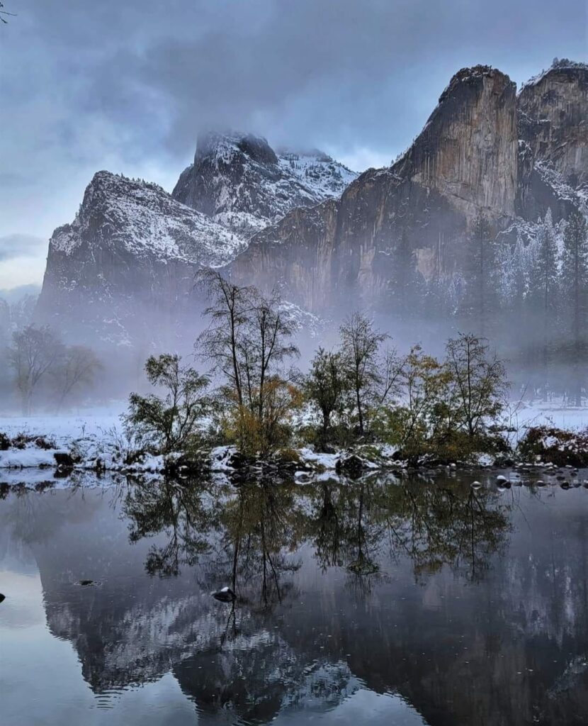 Yosemite's Bridalveil Fall California-awaken