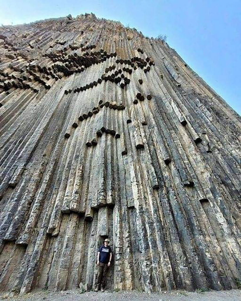 Columnar Basalts in Garni Gorge, Armenia-awaken