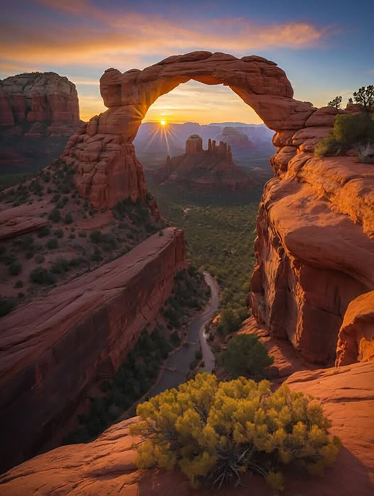 Sunset in Sedona, Arizona-awaken