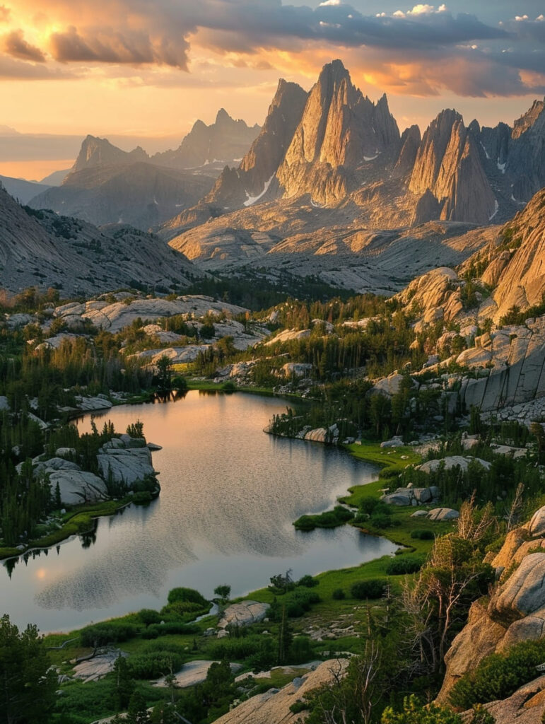 Wind River Range in Wyoming-awaken