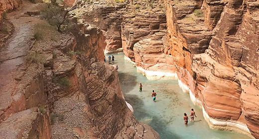 Havasu Creek In Grand Canyon, Arizona, USA-awaken