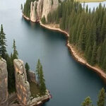 Sylvan Lake, Custer State Park, South Dakota-awaken