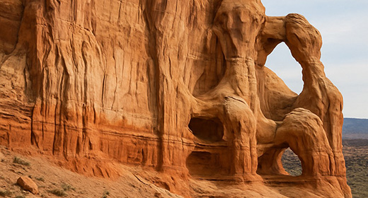 Utah's Eroded Rockscape-awaken