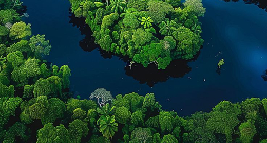 Amazon rainforest.-awaken