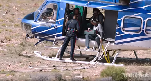 Will Smith Bungee Jumps Out of a Helicopter!-awaken